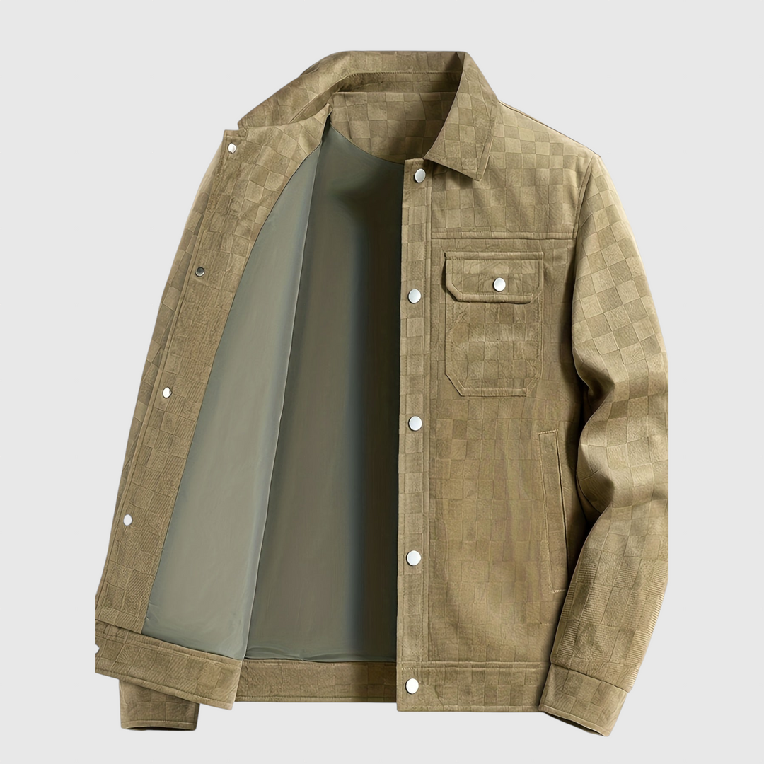 CALDERO - Károvaná Suede Bunda