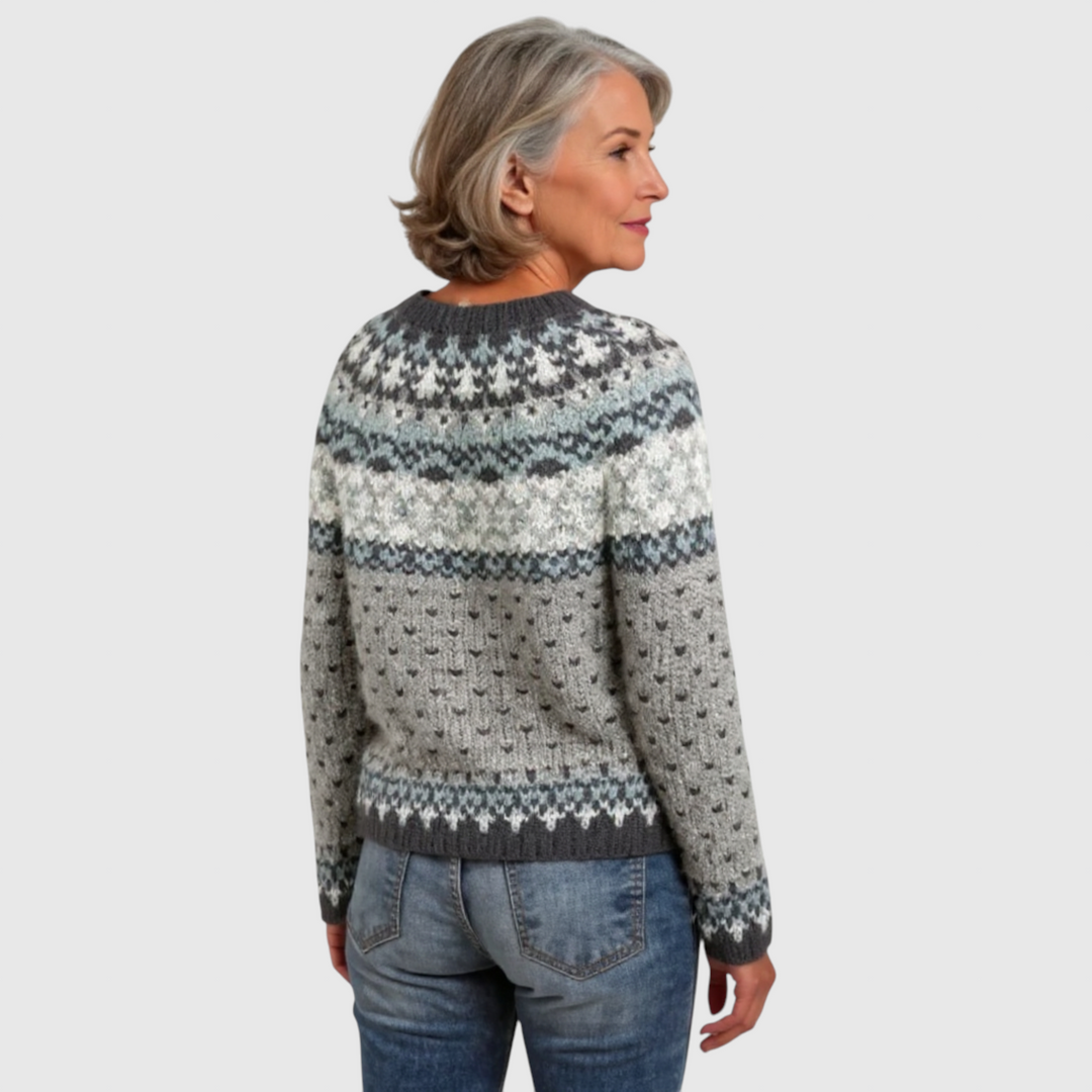 Amelia - Vintage islandský vlněný svetr