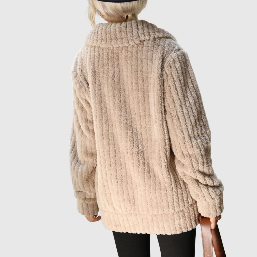 Hayden - Elegantní kabát s kožešinou