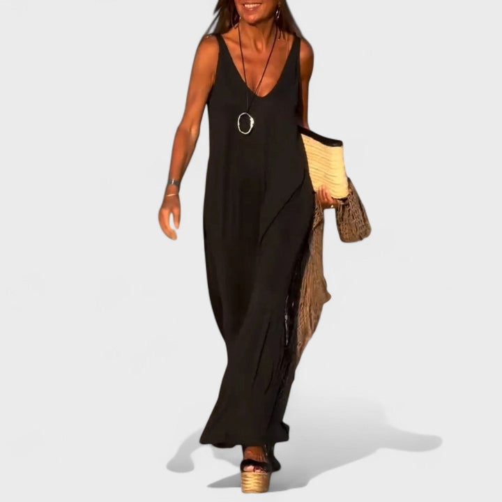 Berta - Svěží Šaty s Tenkými Ramínky