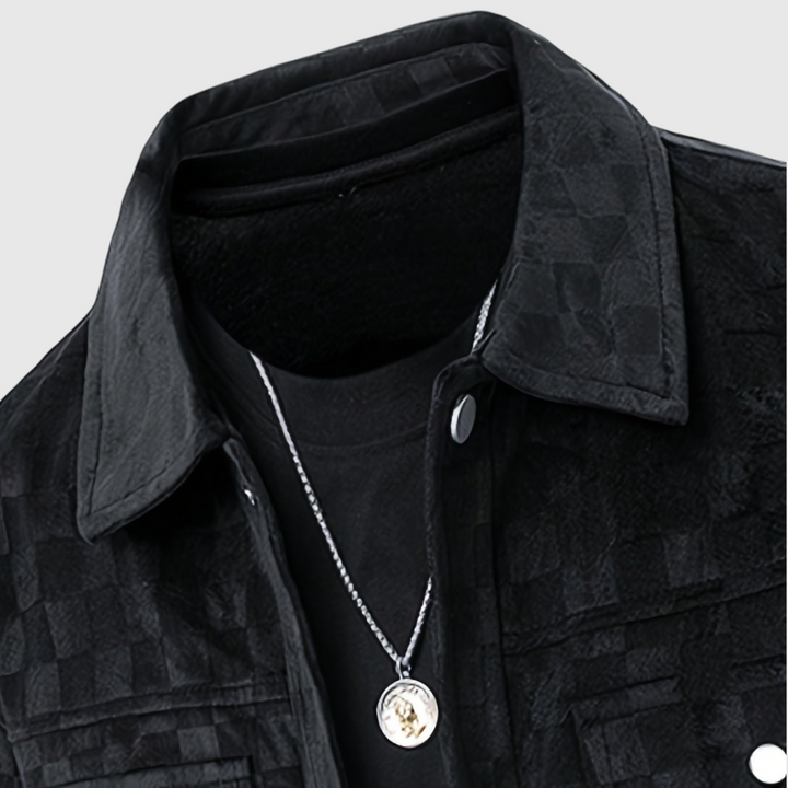 CALDERO - Károvaná Suede Bunda