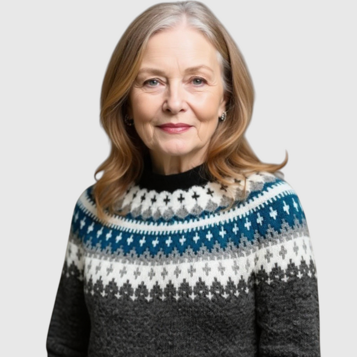 Althea - Vintage islandský vlněný svetr