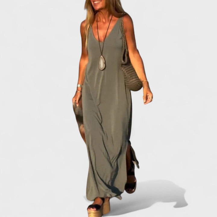 Berta - Lehké šaty s tenkými ramínky