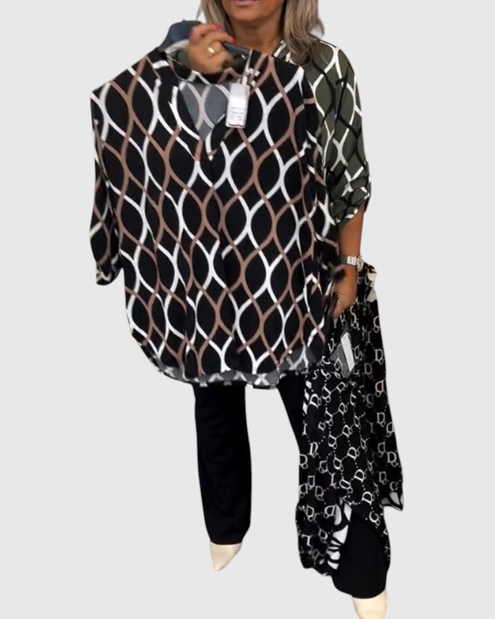 Noor – Halenka s grafickým potiskem