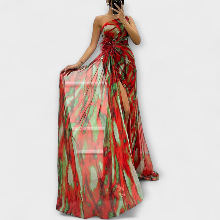 Noemi - Vibrantní Maxi-Kabát