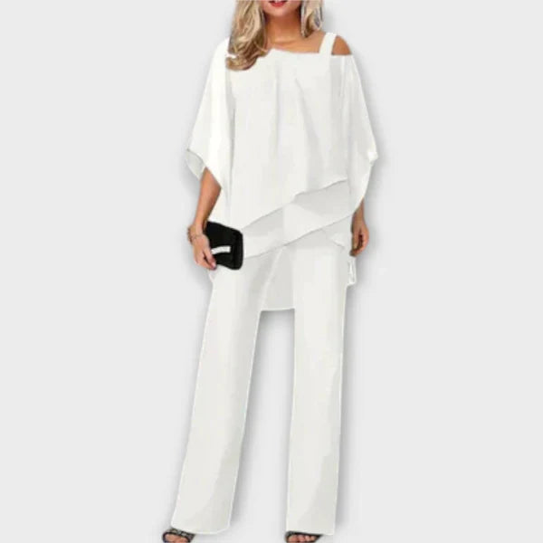 Chiffonové večerní set