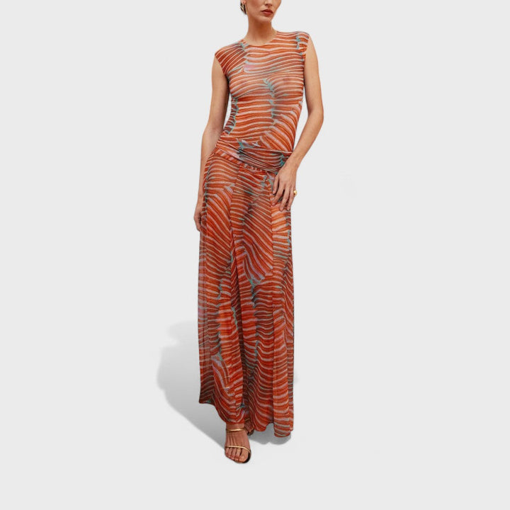 Martina - Elegantní Body s Dlouhou Sukní