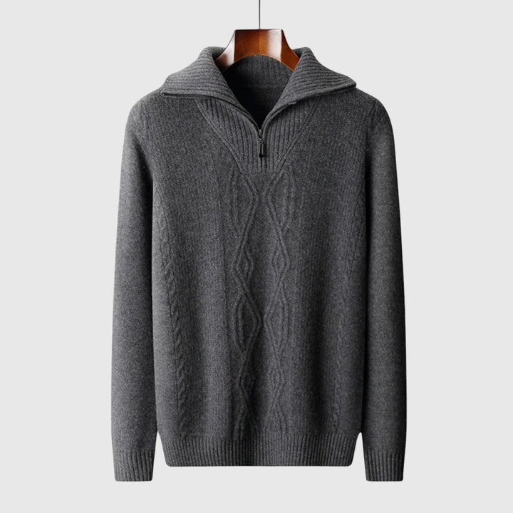 Libuše- Camisola s zipem Taranto Merino Wool