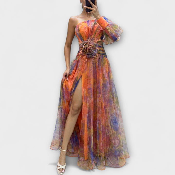 Cecilia - Elegantní rozparek šatů