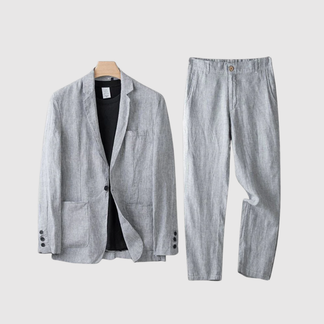 Libuše– Lněný komplet s přirozenou elegancí