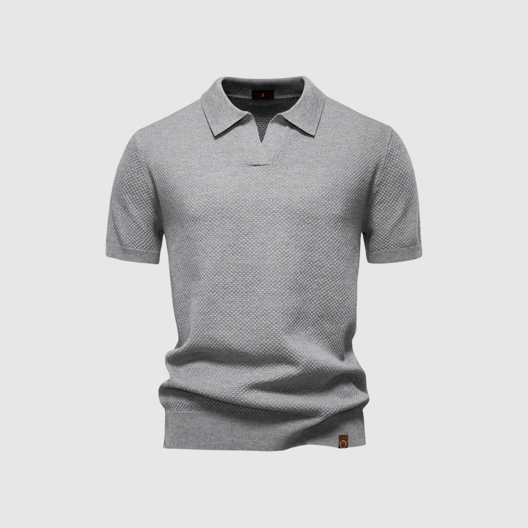 Libuše – Strukturované polo tričko pro elegantní a pohodlný styl