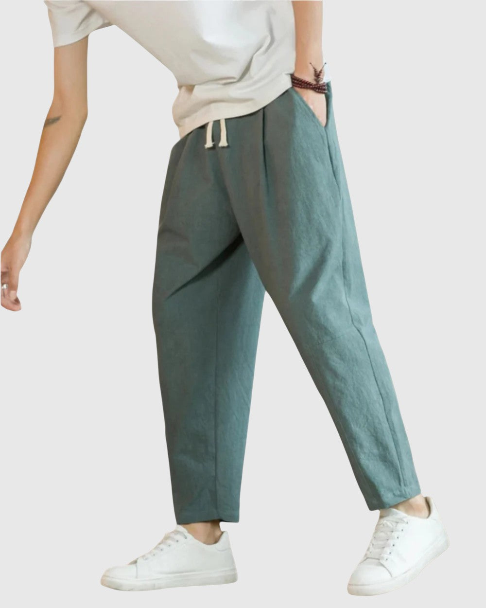 Libuše- Kalhoty z bavlny Roma