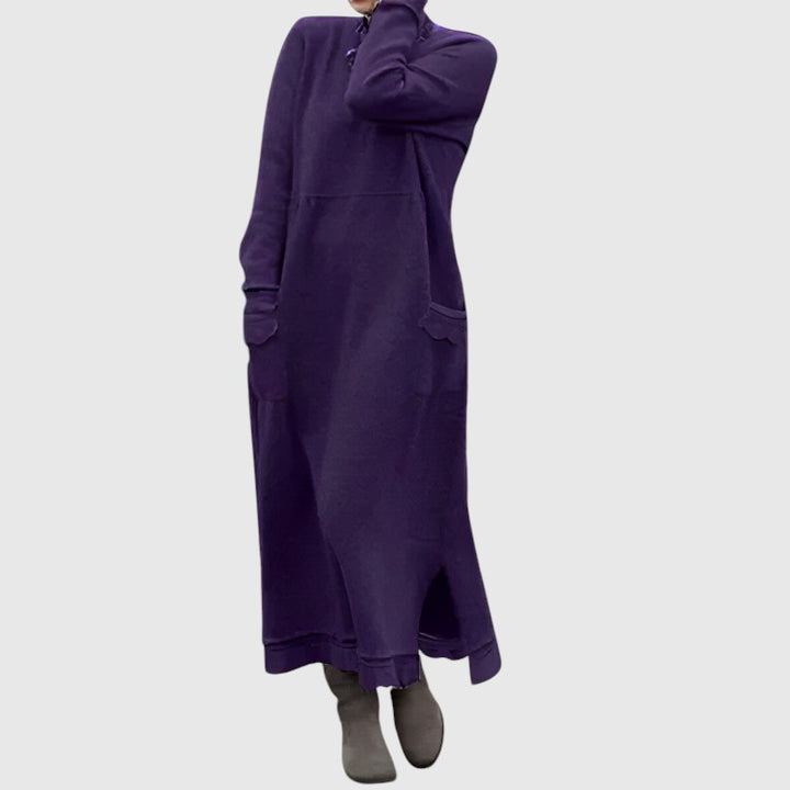 Greta | Teplé a pohodlné zimní šaty s kapsami