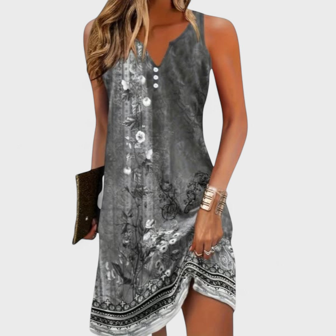 Dila - Pohodlné Šaty bez Rukávů