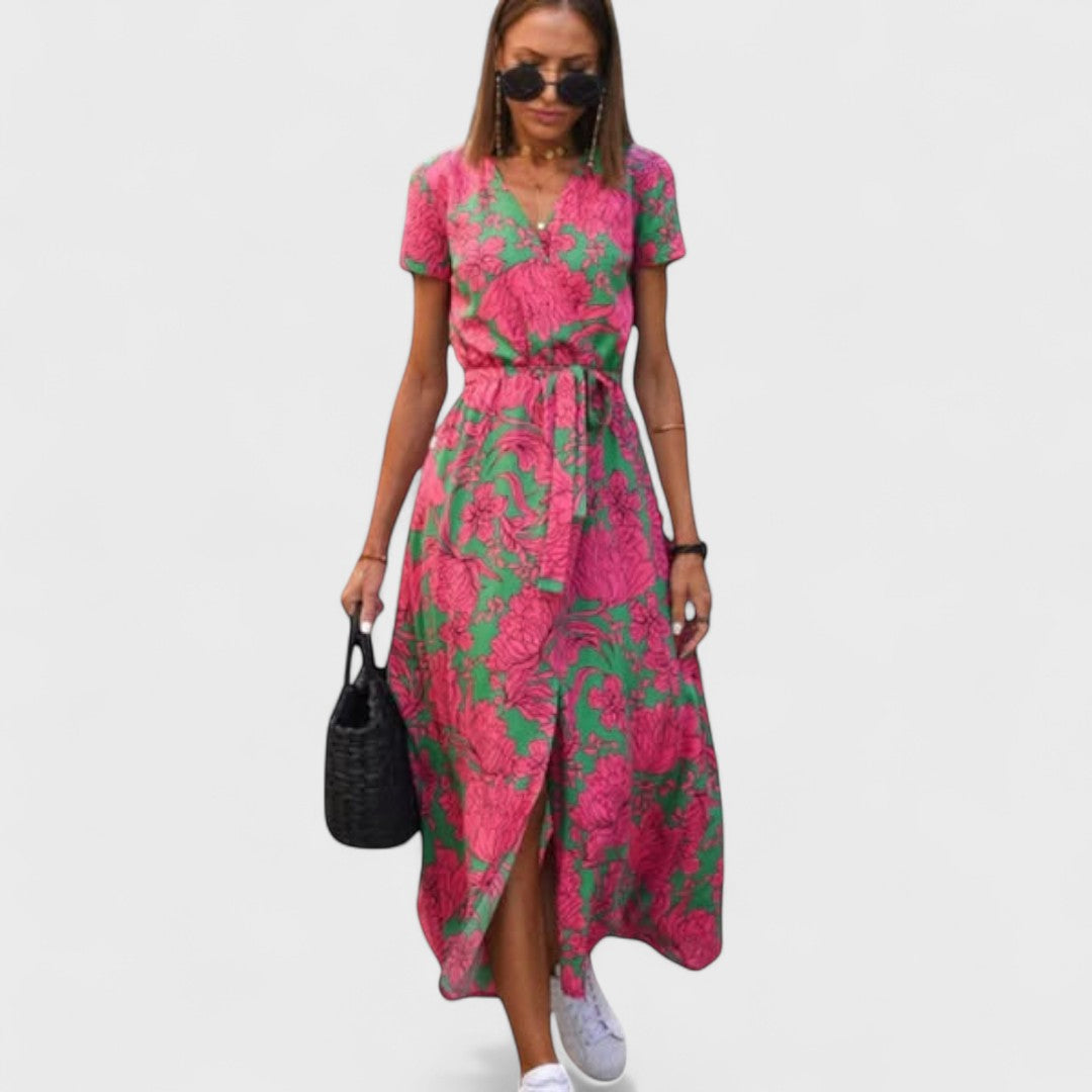 Daniela - Zavinovací Šaty s Puntíkovým Vzorem