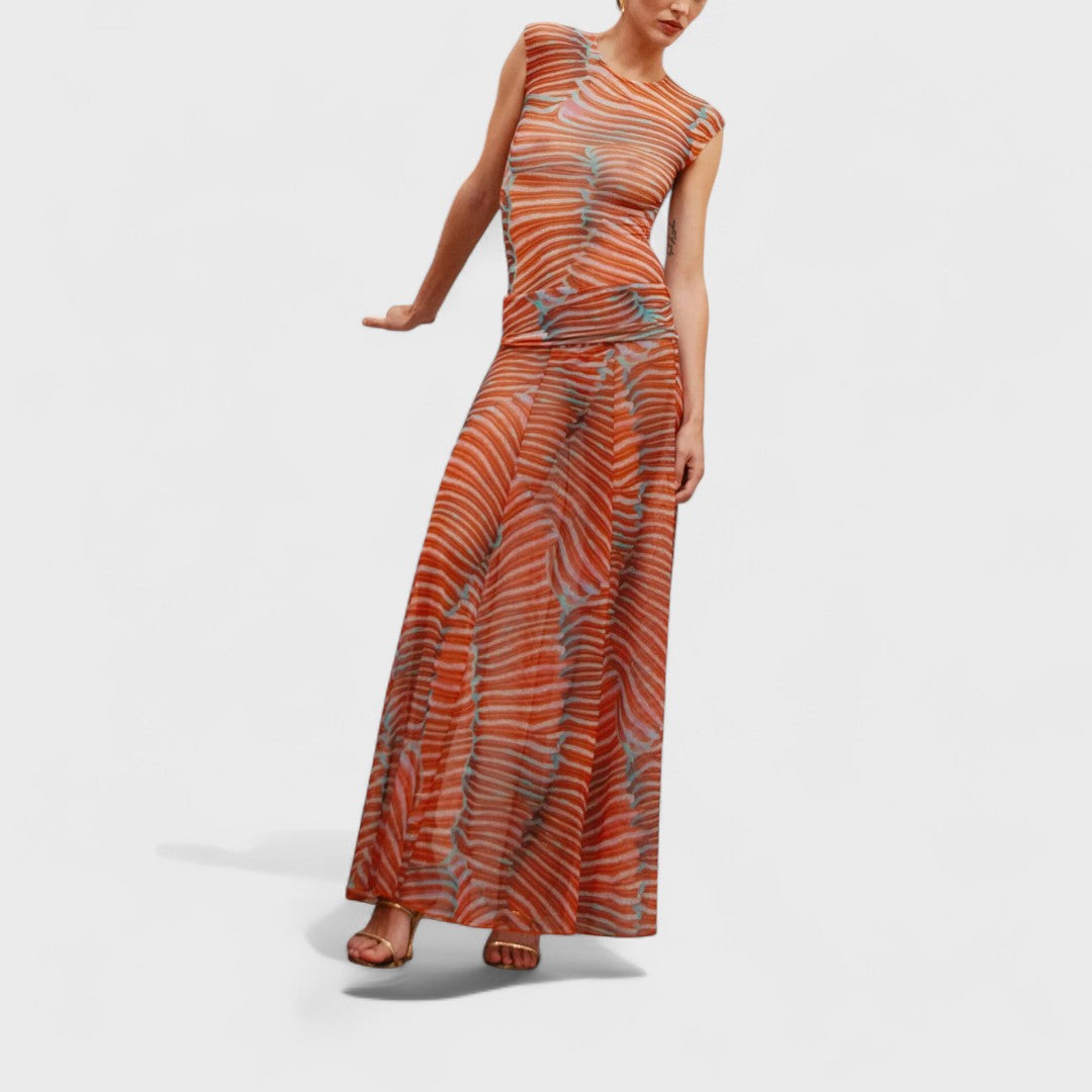 Martina - Elegantní Body s Dlouhou Sukní