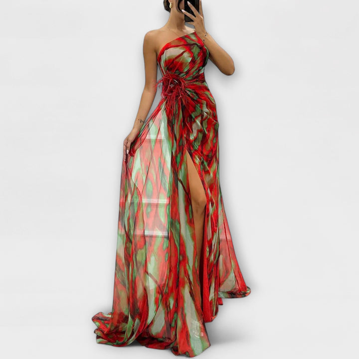 Noemi - Vibrantní Maxi-Kabát