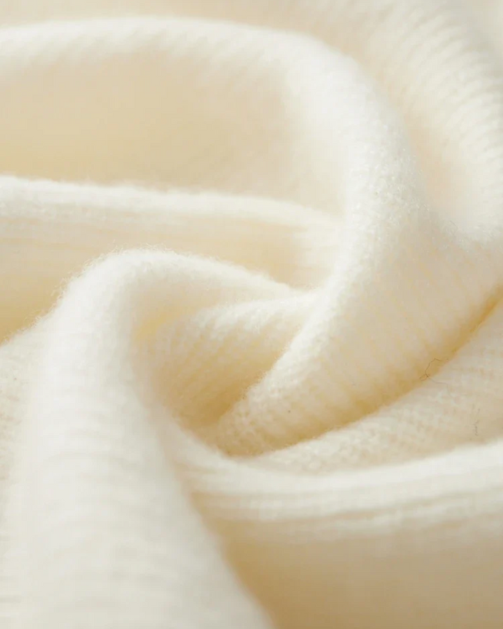 Libuše- Camisola Portofino z kašmíru s polovičním zipem