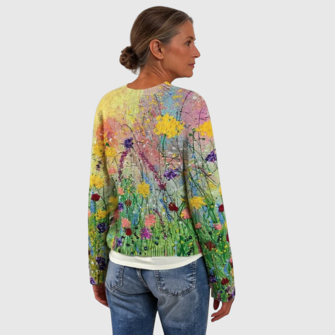 Grace - Vintage islandský vlněný svetr