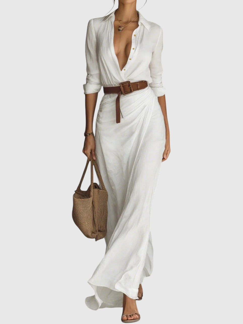 Klara – Šaty s elegantním výstřihem