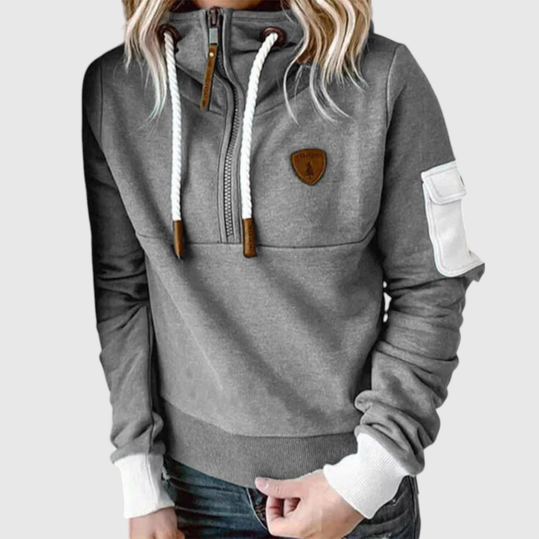 Andrea - Měkká mikina s kapucí