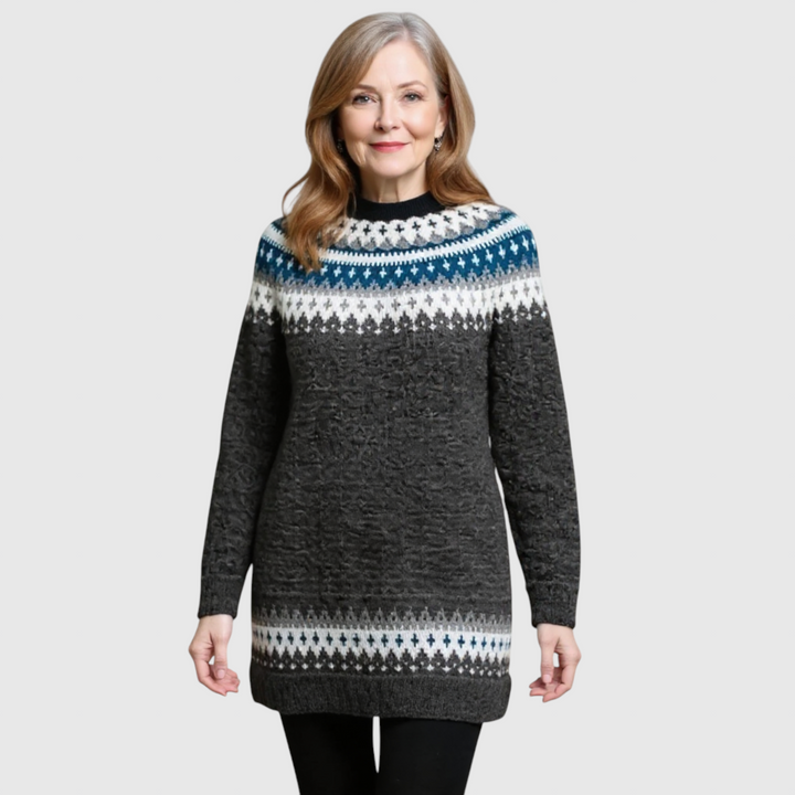 Althea - Vintage islandský vlněný svetr