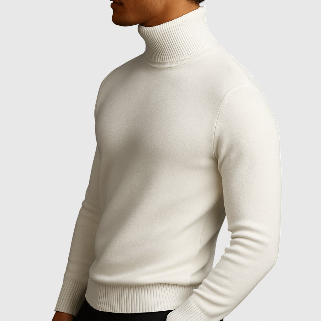 ARLO - Svetr z merino vlny s vysokým límcem