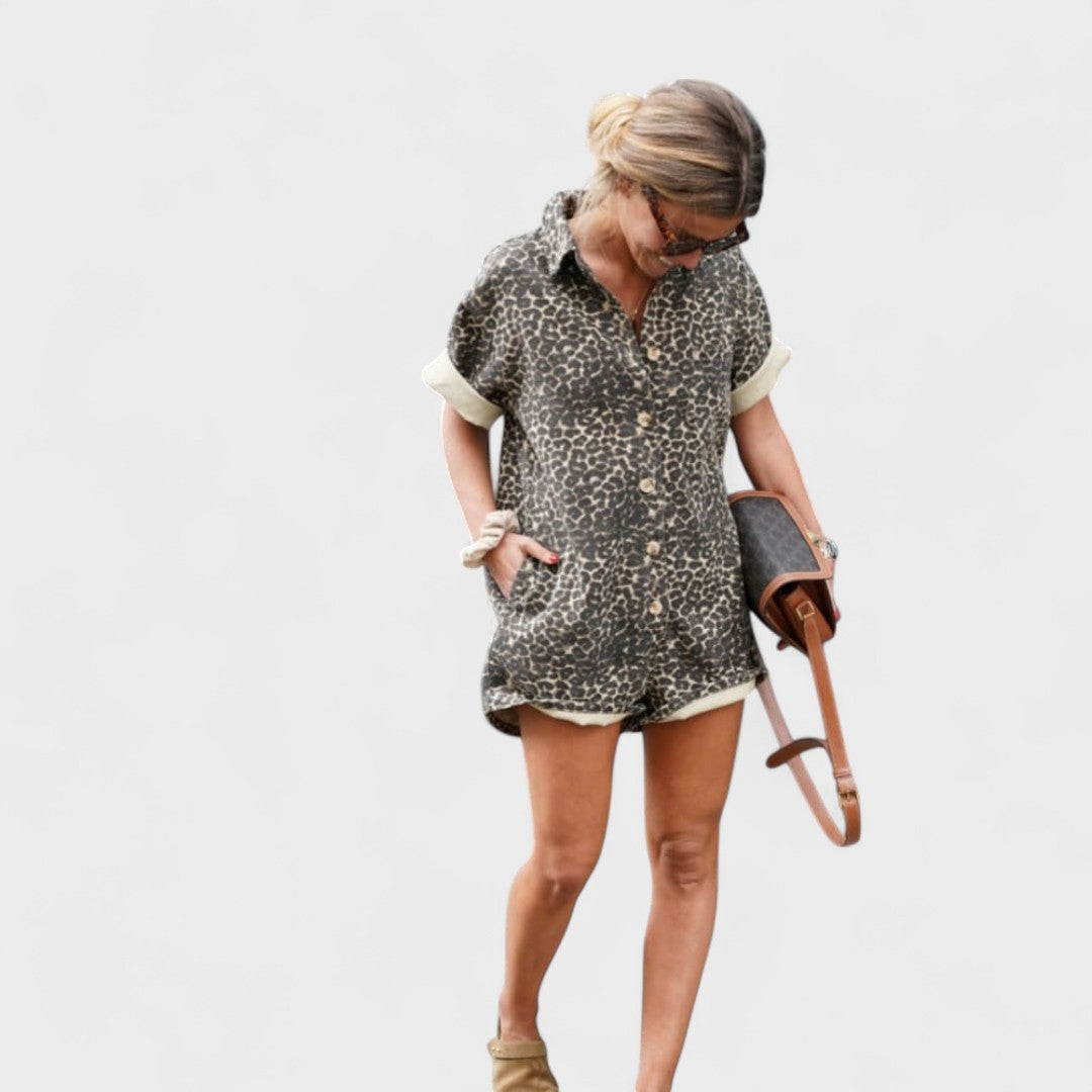 Anita - Elegantní Šaty z Imitace Kůže