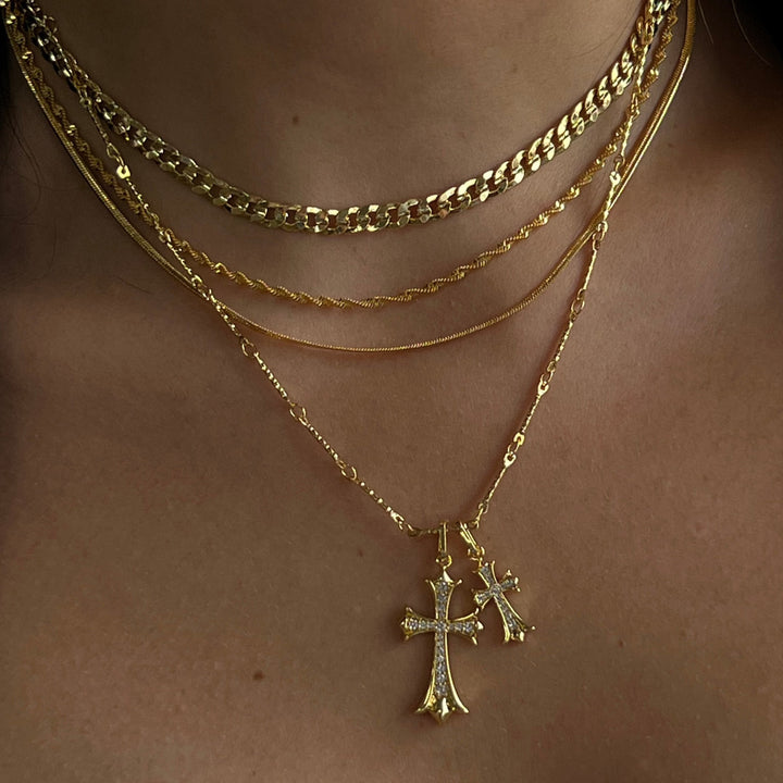 Dvojitý Zkroutěný Náhrdelník