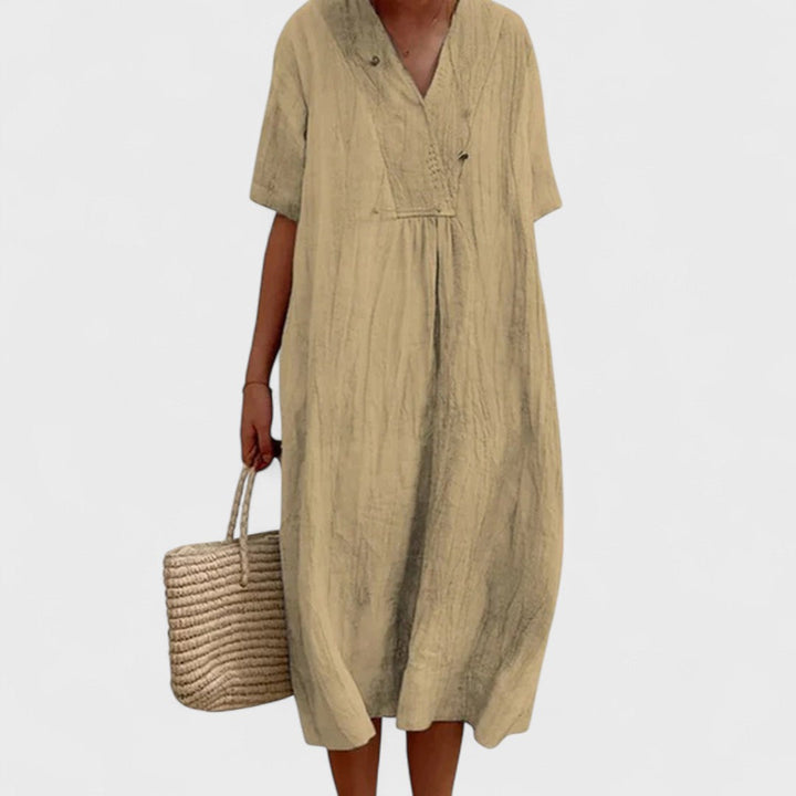 Karen – Midi šaty s volným střihem