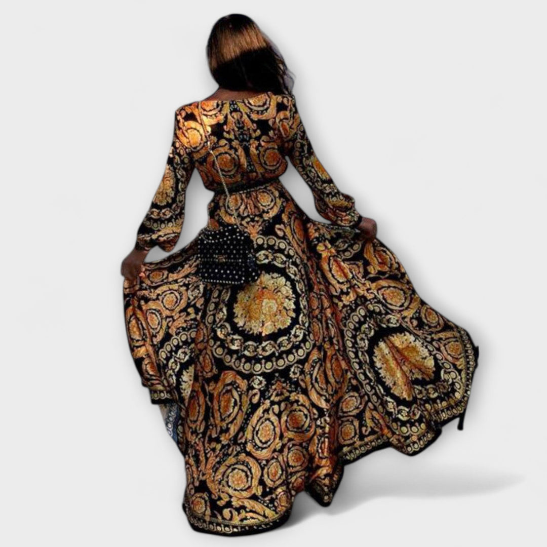 Zavinovací šaty - Boho dámské šaty s rozparkem