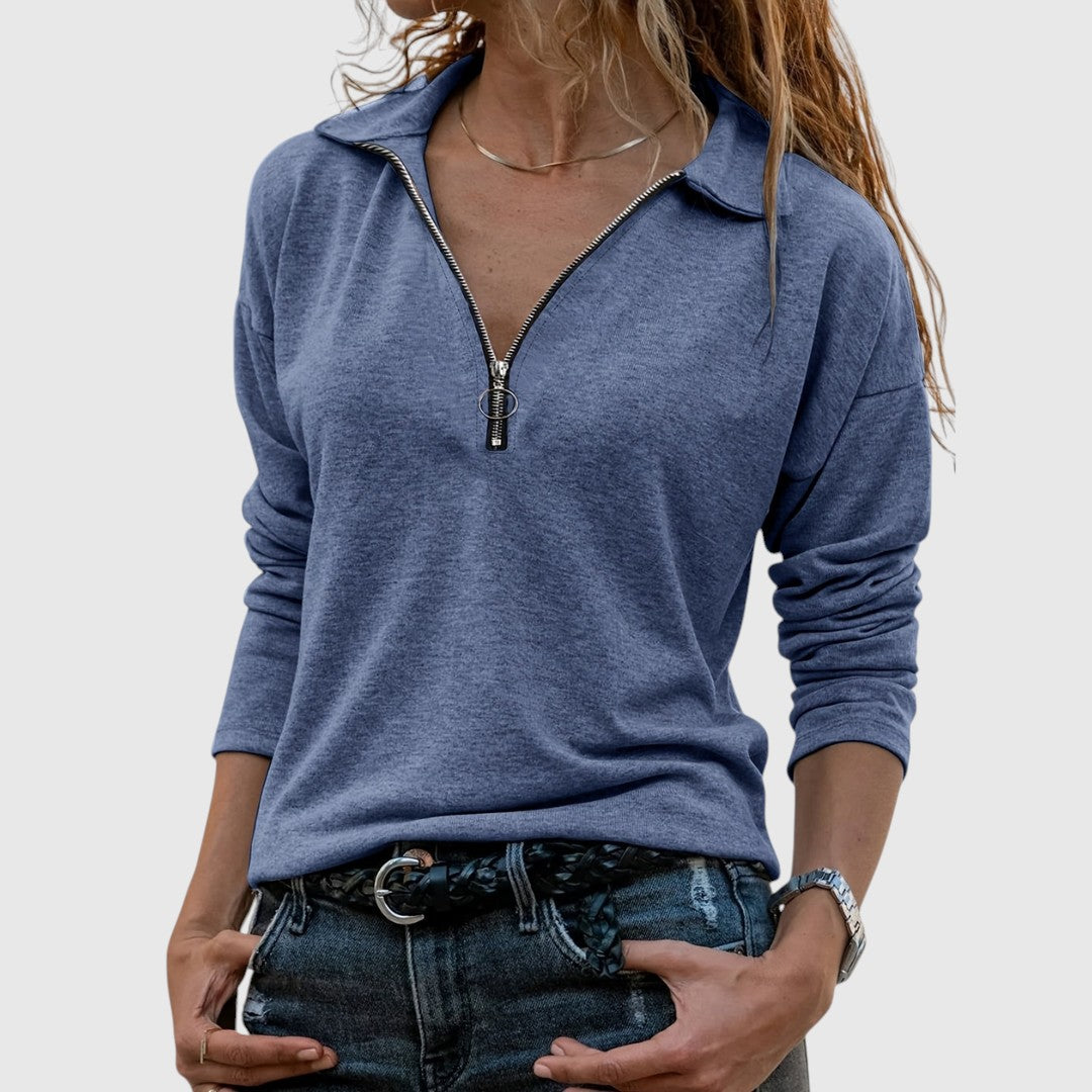 Nadine - Dámské svetry s půlzipem