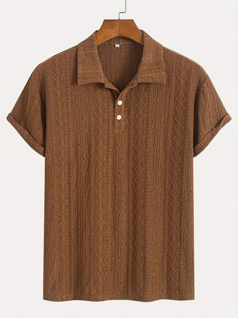 Libuše – Jemné pletené polo s texturovaným designem