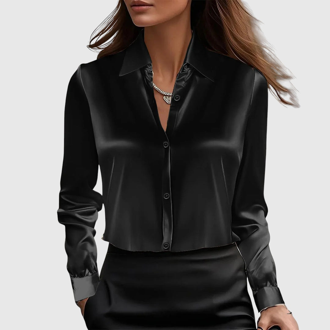 Lucie – elegantní saténová košile