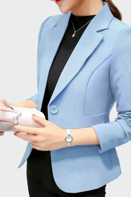 LIBUŠE-Elegantní kabát černý