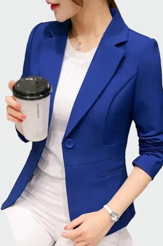 LIBUŠE-Elegantní kabát černý