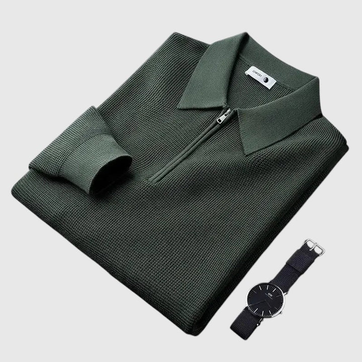 Libuše- Elegantní pánská mikina se zipem