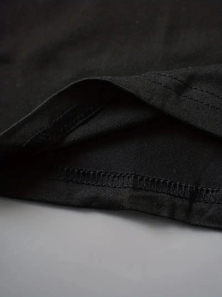 Unisex černé tričko s kočkou a dýní - ideální pro Halloween oslavy a dekorace