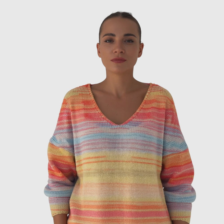 ISABELLE - Svetr s V-výstřihem