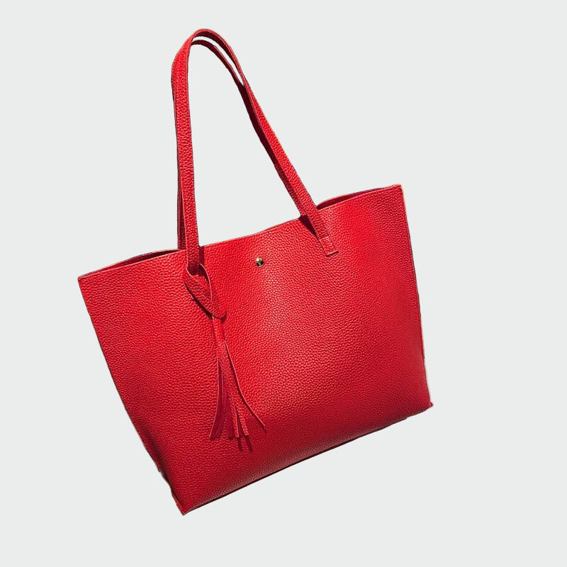 Klasická kožená taška na ruku