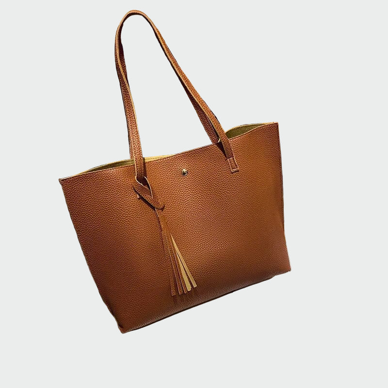 Klasická kožená taška na ruku