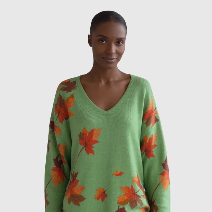 CLEMENCE - Pulovr s V-výstřihem