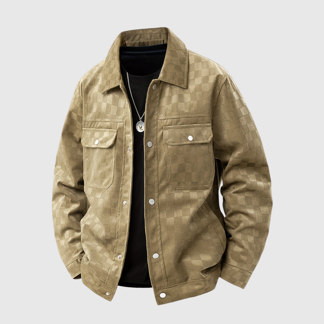 CALDERO - Károvaná Suede Bunda