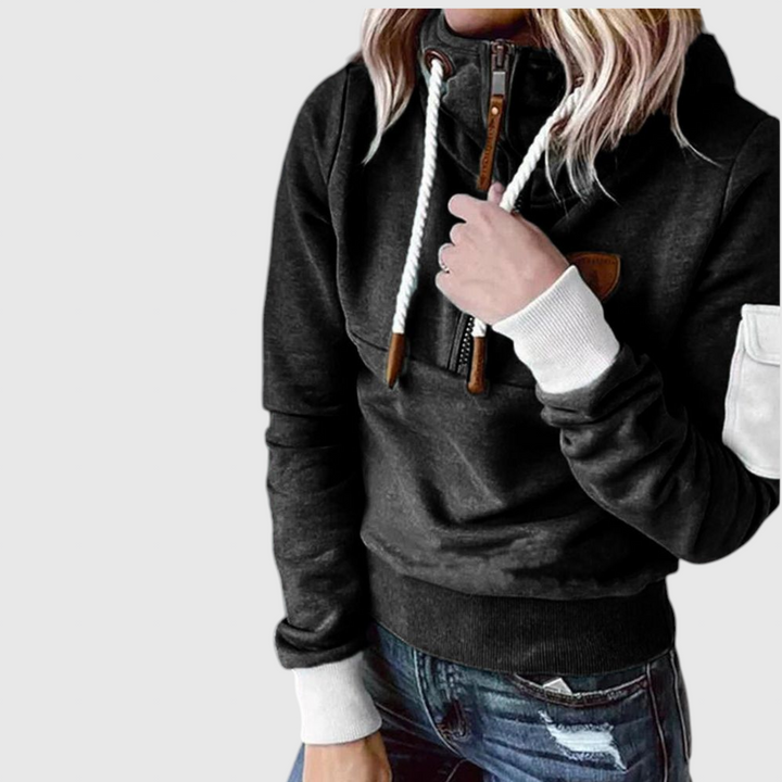 Andrea - Měkká mikina s kapucí