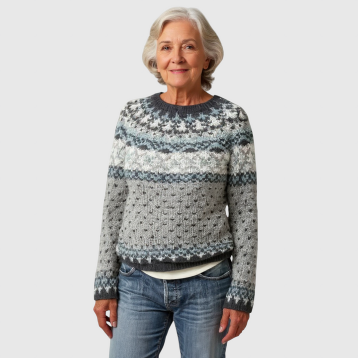 Amelia - Vintage islandský vlněný svetr