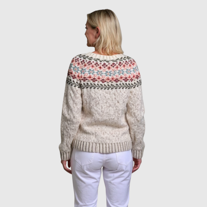 Madelyne - Vintage islandský vlněný cardigan