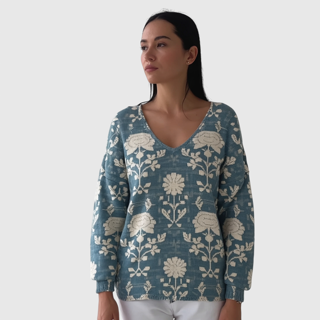 NOEMIE - Svetr s V-výstřihem