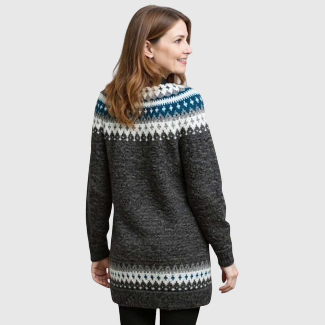 Althea - Vintage islandský vlněný svetr