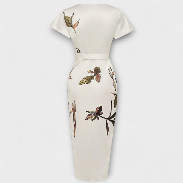 Satinové zavinovací šaty