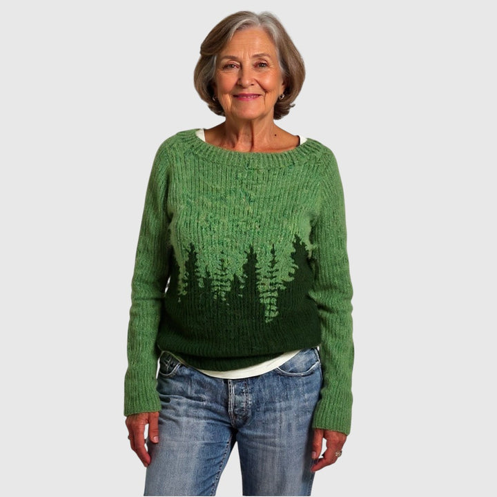 Paisley - Vintage islandský vlněný svetr